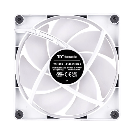 Thermaltake CT140 PC ARGB 2-Pack Cooling Fan (White) — Being Shipped