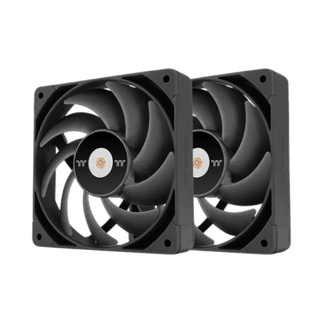 Thermaltake TOUGHFAN 12 Pro 2-Pack High Static Pressure PC Cooling Fan (Black) — Being Shipped
