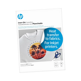 HP Iron-on Transfer Paper (12 Sheets, 8.5 x 11") — Being Shipped