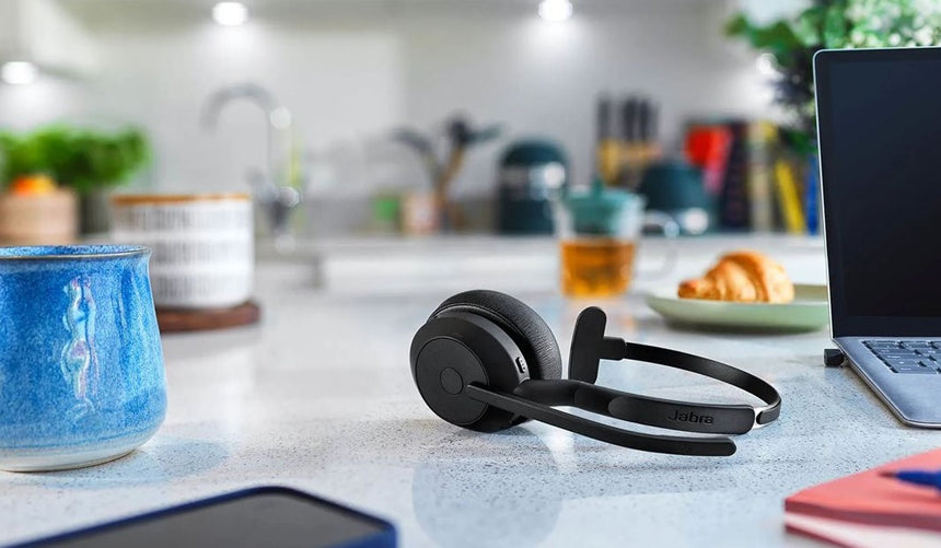 Jabra Evolve2 55 Link380a USB-A Mono Wireless Headset with Stand (Black) — Being Shipped