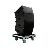 JBL Flight Case with Wheels for 4x SRX906LA Speakers, Black — Being Shipped