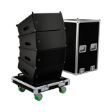 JBL Flight Case with Wheels for 4x SRX906LA Speakers, Black — Being Shipped