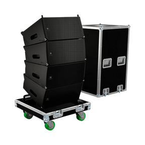 JBL Flight Case with Wheels for 4x SRX906LA Speakers, Black — Being Shipped