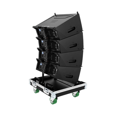 JBL Flight Case with Wheels for 4x SRX906LA Speakers, Black — Being Shipped