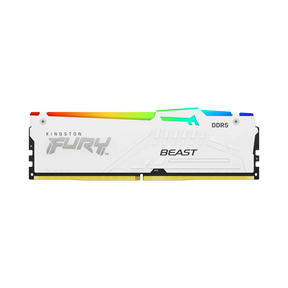 Kingston FURY Beast White 64GB DDR5 5600MT/s RGB Memory Kit (2 x 32GB) — Being Shipped