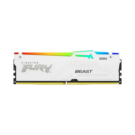 Kingston FURY Beast White 64GB DDR5 5600MT/s RGB Memory Kit (2 x 32GB) — Being Shipped
