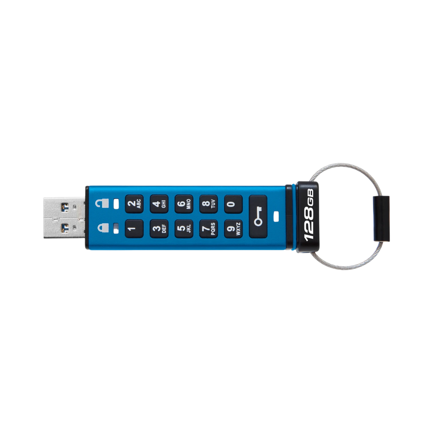 Kingston IronKey Keypad 200 USB-A 3.2 Gen 1 128GB Flash Drive — Being Shipped