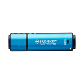 Kingston IronKey Vault Privacy 50 Series USB-C 32GB Flash Drive (Blue) — Being Shipped