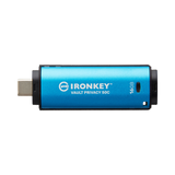 Kingston IronKey Vault Privacy 50 Series USB-C 16GB Flash Drive (Blue) — Being Shipped