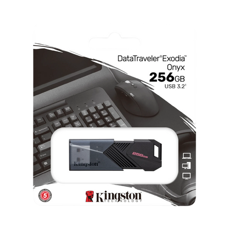 Kingston DataTraveler Exodia Onyx Thumb 256GB Flash Drive — Being Shipped