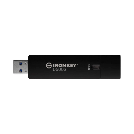 Kingston IronKey D500S Hardware-Encrypted USB 8GB Flash Drive — Being Shipped