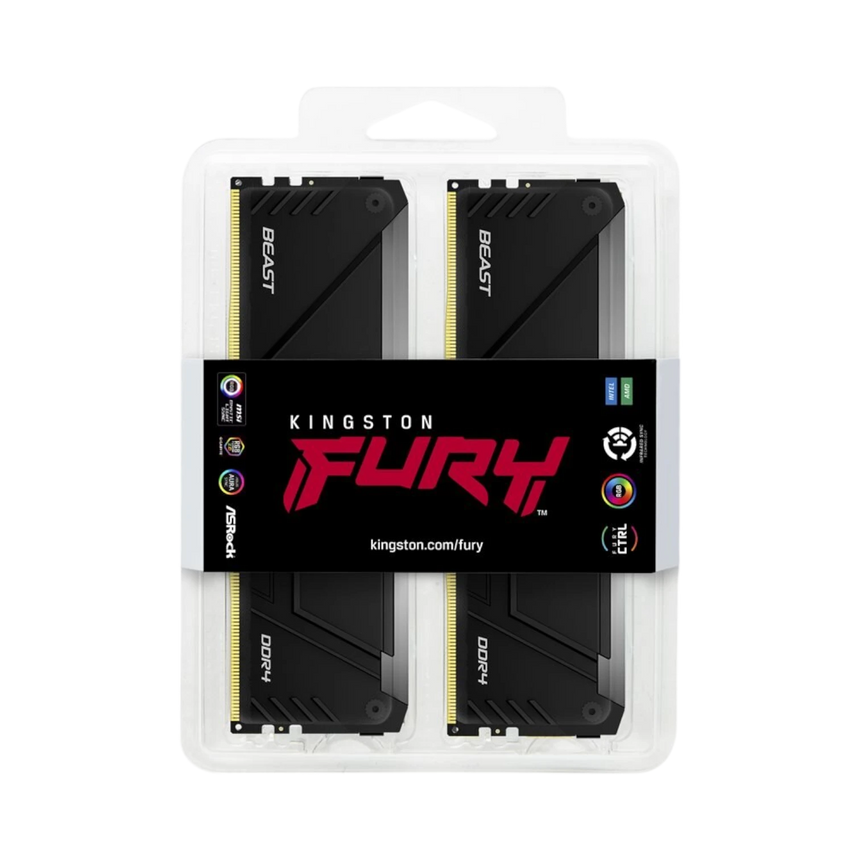 Kingston FURY Beast 64GB DDR4 3200MT/s RGB Desktop Memory Kit (2 x 32GB) — Being Shipped