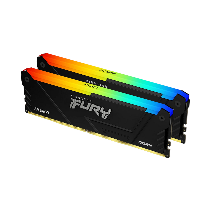 Kingston FURY Beast 64GB DDR4 3200MT/s RGB Desktop Memory Kit (2 x 32GB) — Being Shipped
