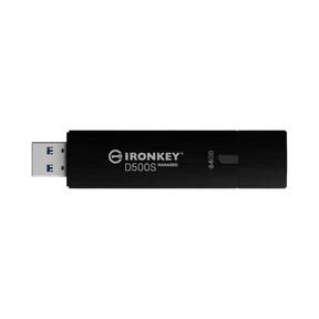 Kingston IronKey D500S Hardware-Encrypted Managed USB 64GB Flash Drive — Being Shipped