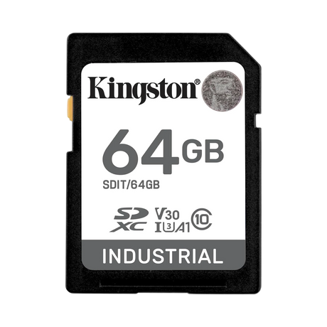 Kingston Industrial 64GB UHS-I SDXC Memory Card — Being Shipped