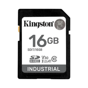 Kingston Industrial 16GB UHS-I U3 V30 A1 SDHC Memory Card — Being Shipped