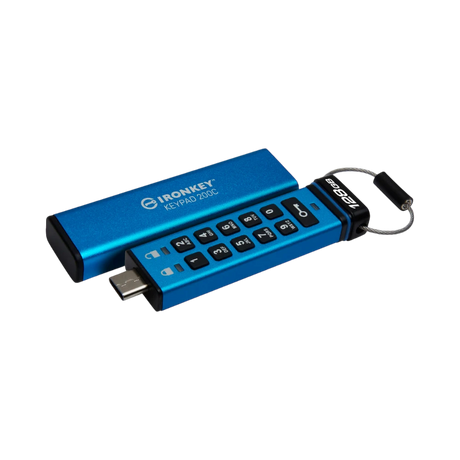 Kingston IronKey Keypad 200 USB-C 3.2 Gen 1 128GB Flash Drive — Being Shipped