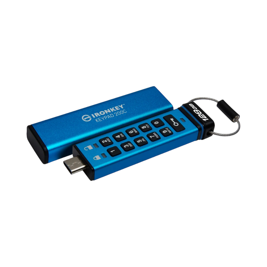 Kingston IronKey Keypad 200 USB-C 3.2 Gen 1 128GB Flash Drive — Being Shipped