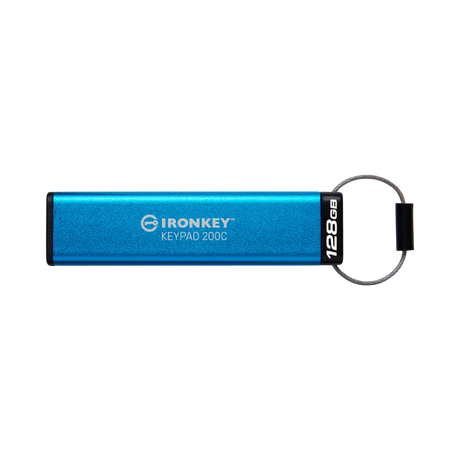 Kingston IronKey Keypad 200 USB-C 3.2 Gen 1 128GB Flash Drive — Being Shipped