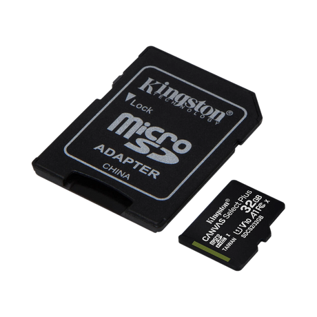 Kingston Canvas Select Plus 32GB UHS-I microSDHC Memory Card with SD Adapter — Being Shipped