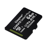 Kingston Canvas Select Plus 64GB UHS-I microSDXC Memory Card with SD Adapter — Being Shipped