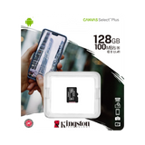 Kingston Canvas Select Plus 128GB UHS-I microSDXC Memory Card — Being Shipped