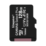 Kingston Canvas Select Plus 128GB UHS-I microSDXC Memory Card — Being Shipped