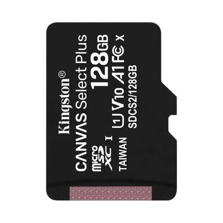 Kingston Canvas Select Plus 128GB UHS-I microSDXC Memory Card — Being Shipped