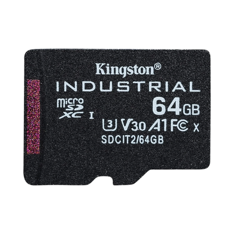 Kingston Industrial 64GB UHS-I microSDXC Memory Card — Being Shipped