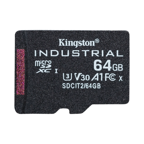 Kingston Industrial UHS-I 64GB microSDXC Memory Card with SD Adapter — Being Shipped