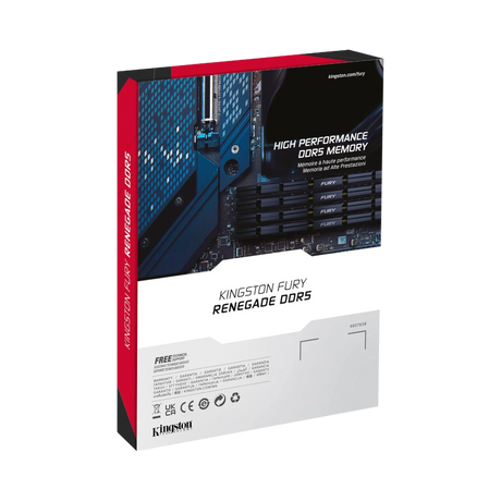 Kingston Fury Renegade Silver/Black 96GB DDR5 6000MT/s CL32 Memory Kit (2 x 48GB) — Being Shipped