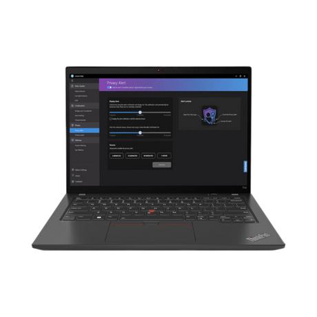 Lenovo 14" ThinkPad T14 Gen 4 Multi-Touch Notebook, Intel Core i7-1365U, 16GB RAM, 512GB SSD (Thunder Black) — Being Shipped