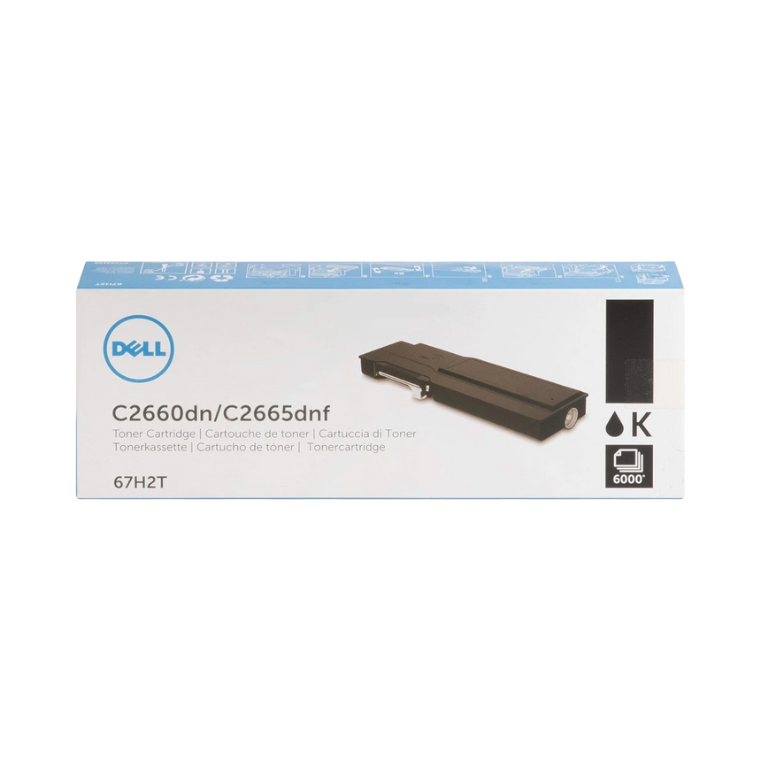 Dell Black Toner Cartridge 6000 Pages for C2660dn/C2665dnf — Being Shipped