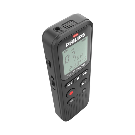 Philips VoiceTracer Digital Voice Recorder 8 GB DVT1160 (Black) — Being Shipped