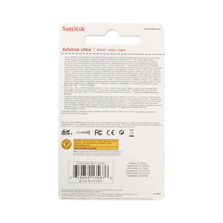 SanDisk Ultra 16GB SDHC Memory Card UHS-I Class 10 — Being Shipped