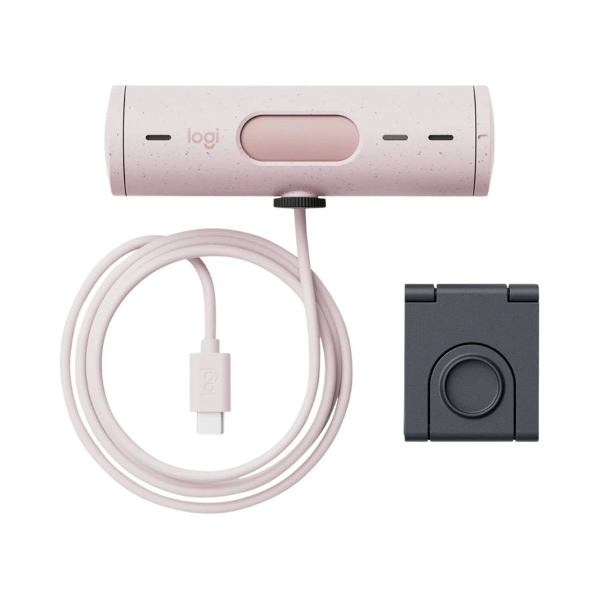 Logitech Brio 500 1080p Full HD Webcam (Rose) — Being Shipped