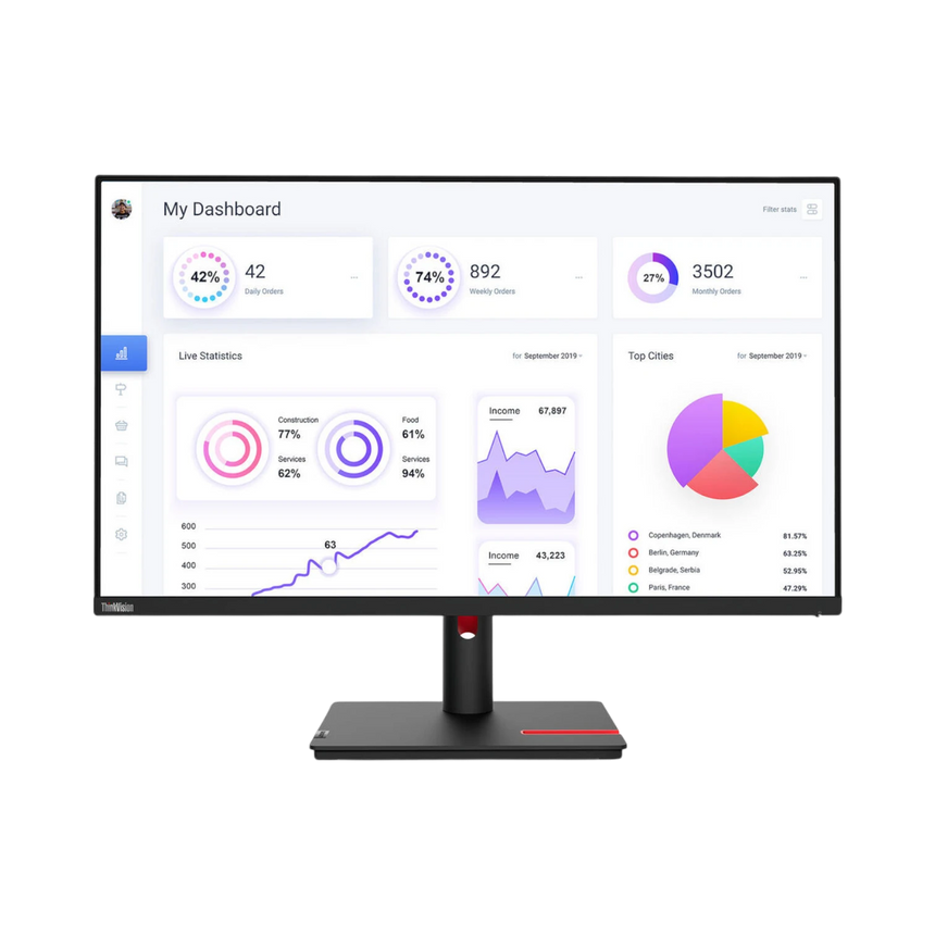 Lenovo ThinkVision T22i-30 21.5" FHD IPS Monitor — Being Shipped