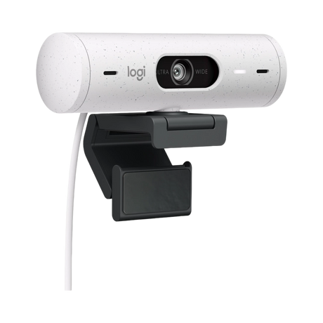 Logitech Brio 500 1080p Full HD Webcam (Off-White) — Being Shipped
