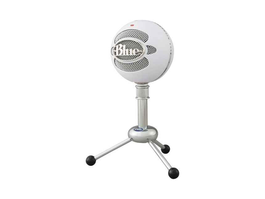 Logitech Blue Snowball USB Condenser Microphone (White) — Being Shipped
