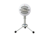 Logitech Blue Snowball USB Condenser Microphone (White) — Being Shipped