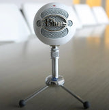 Logitech Blue Snowball USB Condenser Microphone (White) — Being Shipped