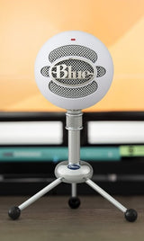 Logitech Blue Snowball USB Condenser Microphone (White) — Being Shipped