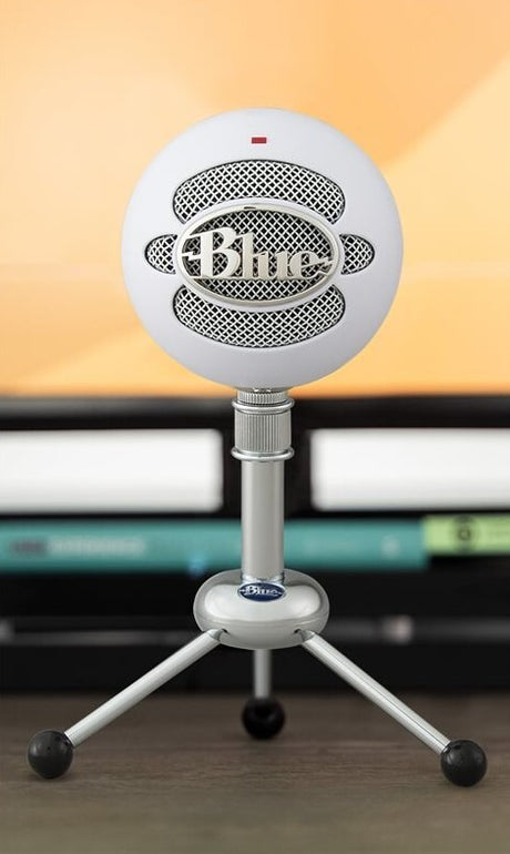 Logitech Blue Snowball USB Condenser Microphone (White) — Being Shipped