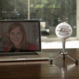Logitech Blue Snowball USB Condenser Microphone (White) — Being Shipped