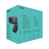 Logitech C270 HD Webcam (Black) — Being Shipped