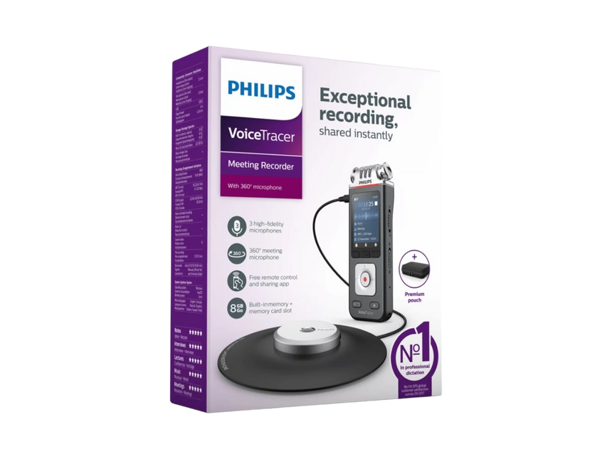 Philips DVT8110 VoiceTracer Meeting Recorder — Being Shipped