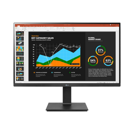 LG 27BQ75QC-B 27" QHD Monitor with Built-in Webcam and USB-C Connectivity — Being Shipped