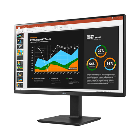 LG 27BQ75QB-B 27" QHD IPS Monitor with HDR10 USB-C Built-In Speakers — Being Shipped