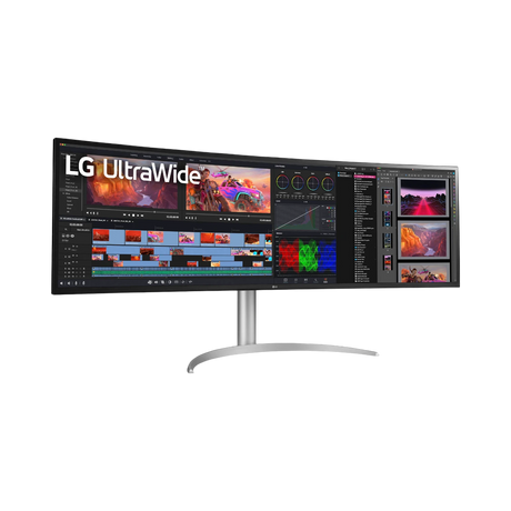 LG UltraWide 49BQ95C-W 49" Dual QHD HDR 144 Hz Curved Monitor — Being Shipped