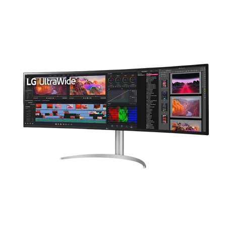 LG UltraWide 49BQ95C-W 49" Dual QHD HDR 144 Hz Curved Monitor — Being Shipped